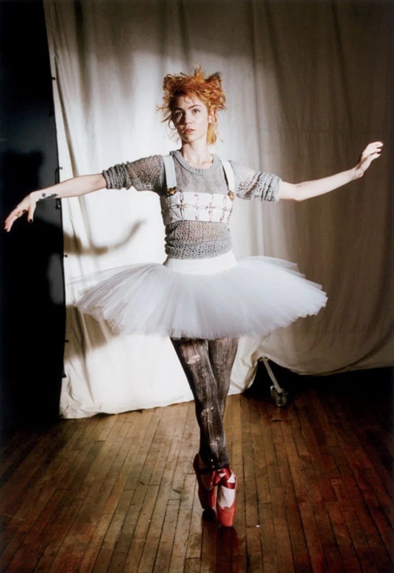 Grimes. Fotografía: Teen Vogue