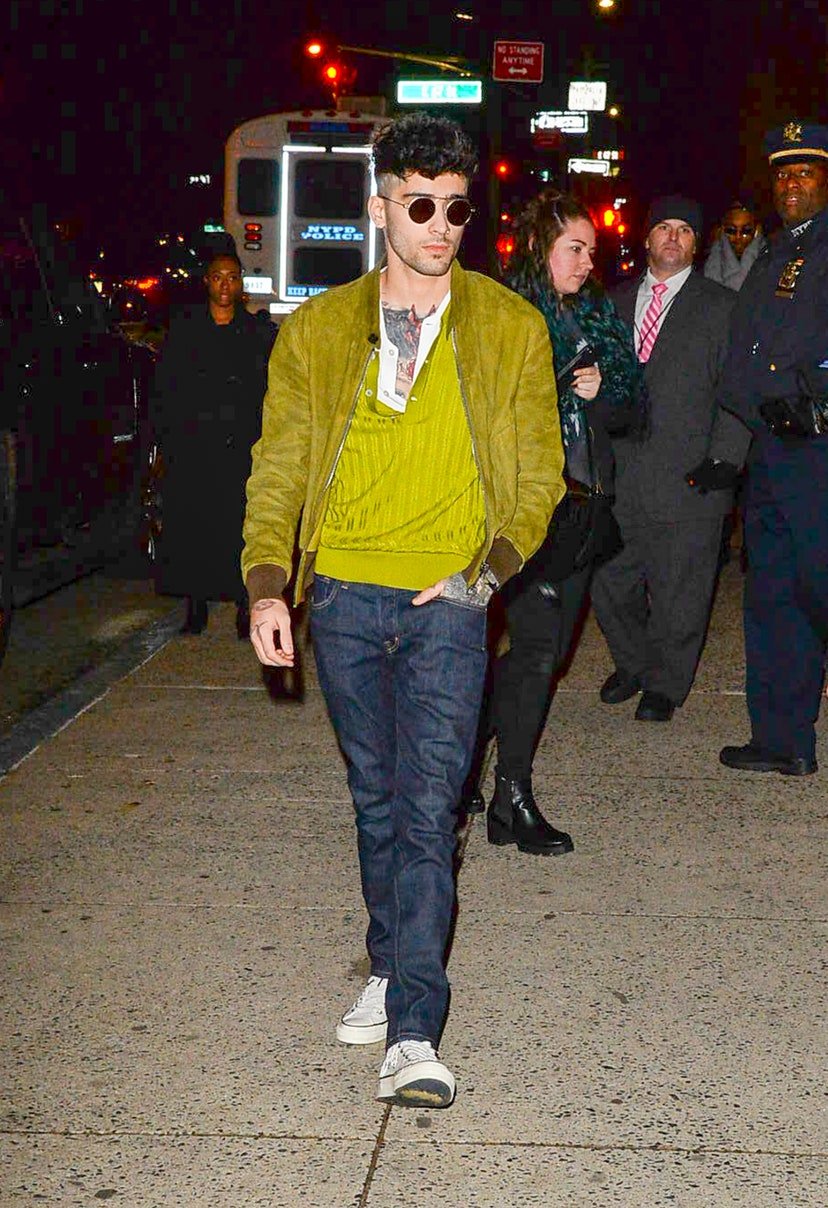 Zayn Malik en la New York Fashion Week de 2018. Fotografía: Getty Images