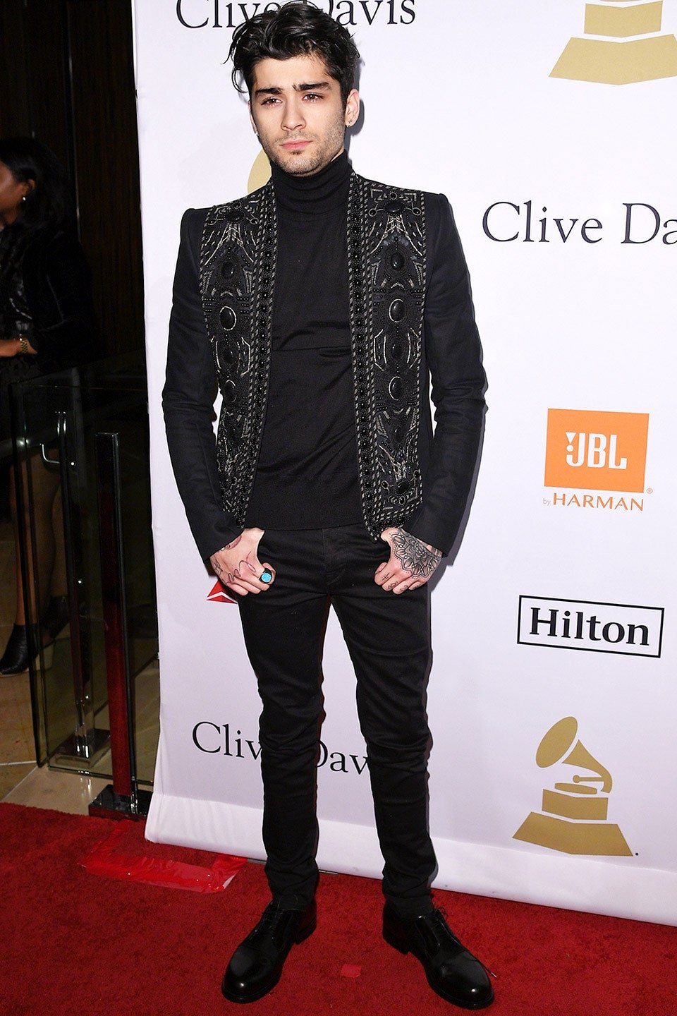 Zayn Malik en la Pre-Grammy Gala de Clive Davis en 2017. Fotografía: Kevork Djansezian/Getty Images